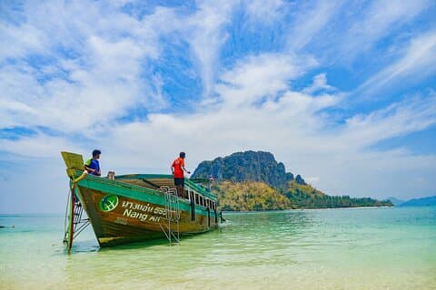 Excursão de dia inteiro de Krabi 4 Islands Snorkeling e Thale Waek