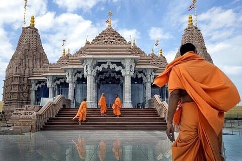 Privat heldagstur i Abu Dhabi med hinduiskt tempelbesök