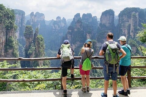 Visite privée de 2 jours de Zhangjiajie: Mt.Avatar, Tianmen & pont de verre