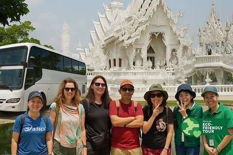 Chiang Mai: White Temple and Blue Temple Full Day Bus Tour