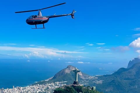 Rio: Helikoptertur til Kristusstatuen - 30 minutter