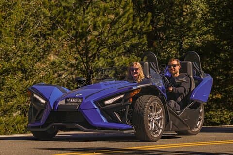 Slingshot ride through the Rocky Mountains in Estes Park