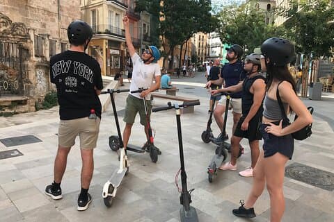 Glide through Valencia by Electric Scooter