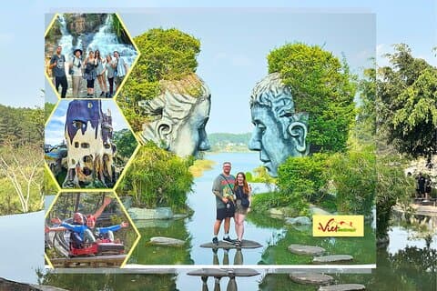 Dalat : Vormittagstour Alpine Coaster, Crazy House, Lehmtunnel