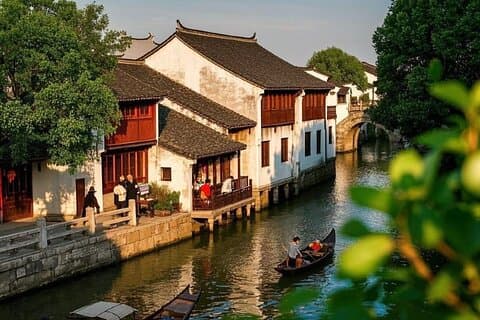 Shanghai Zhujiajiao Water Ancient Town Day Tour|Piccolo gruppo