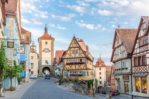 Fra Frankfurt Würzburg og Rothenburg Gruppe eller privat dagstur