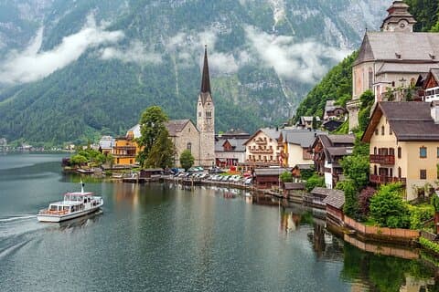 1-vejs Prag til Hallstatt - privat transfer for op til 7 personer
