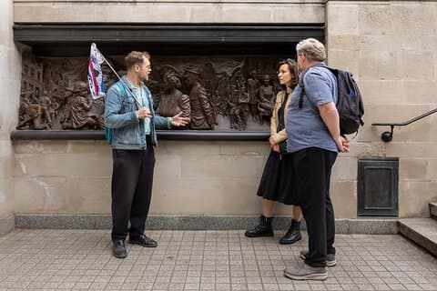 Petit groupe WW2 Churchill dans Westminster & War Rooms entrée