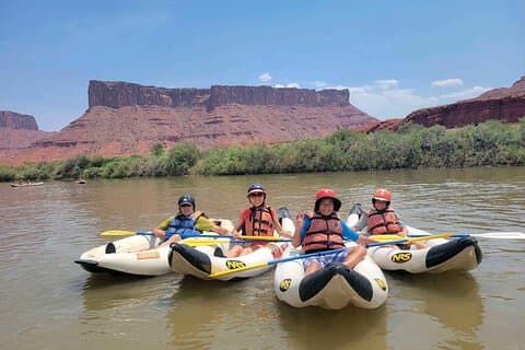 Moab Halvdag Kajaktur - Colorado River