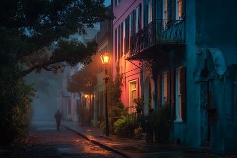Tour fantasma per piccoli gruppi Charleston: 60 minuti di vera storia infestata
