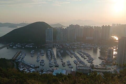 Hong Kong Sunset Brick Hill Hiking in Aberdeen