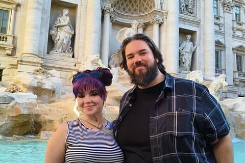 Tour panoramico della città di prima mattina a Roma NO folla NOR calore