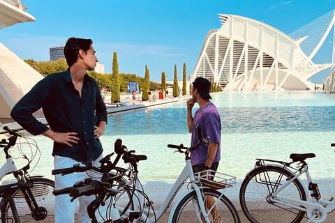 Valencia : Historisches Zentrum und Stadt der Künste Fahrradtour