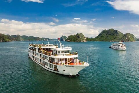 Halong Bay 2D1N Cruzeiro mais vendido com transfer, refeições, ilhas