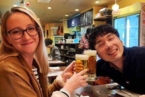 Yokohama : Elija sus paradas Bar & Food Hopping Tour