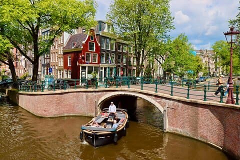 Cruzeiro privado do Canal de Amsterdã – 90 minutos pela Cidade Velha