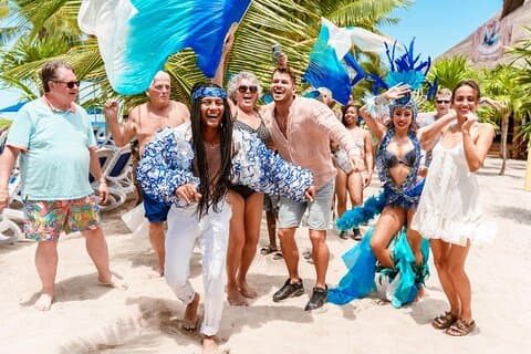 Pura Fiesta Mexikanische Party am Meer