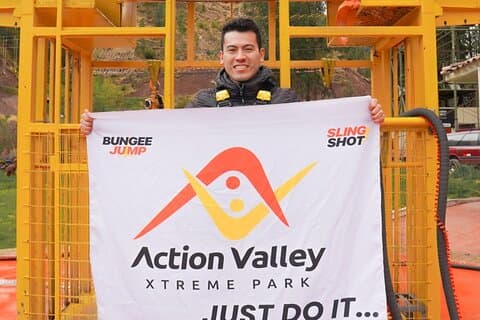 Bungee Jumping Action Valley Erfarenhet från Cusco