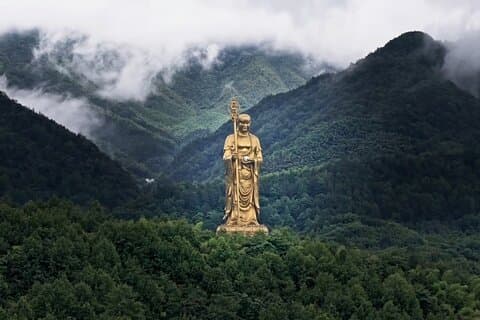 Tour di un giorno del tempio Bodhisattva di Jiuhua Mountain Ksitigarbha