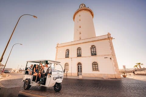 Malaga 1-times privat bytur med Tuk and Flow