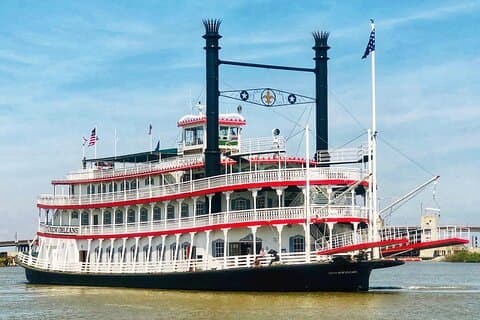 New Orleans City Tour and Steamboat Natchez Harbor Jazz Cruise