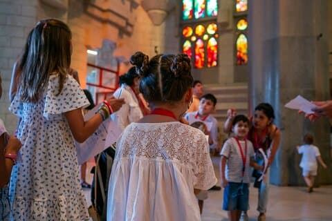 Visite de Barcelone Sagrada Familia en petit groupe pour enfants et familles
