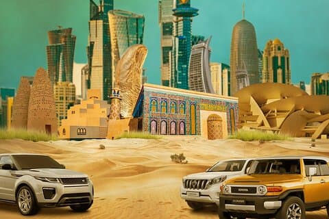 Tour della città di Doha con crociera in Dhow e avventura Safari nel deserto