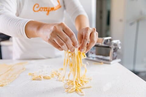 Cook Fresh Pasta + Wine Tasting (Includes 4-Course Meal)