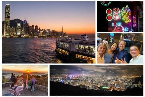 Hong Kong Night Tour | Star Ferry Ride & Symphony of Lights