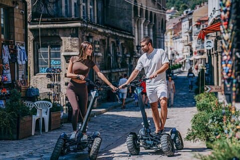 Electric 4x4 Off-Road Scooter Tour in Veliko Tarnovo