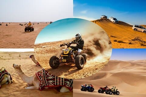 Prive Desert Safari met ATV Ride, Sand Boarding en Binnenzee