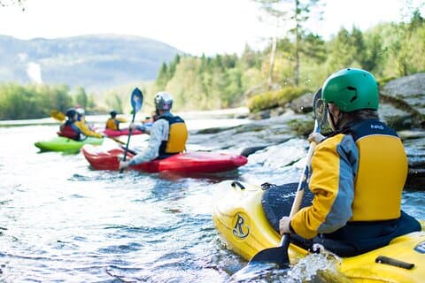 Geführtes Flusskajak für Anfänger