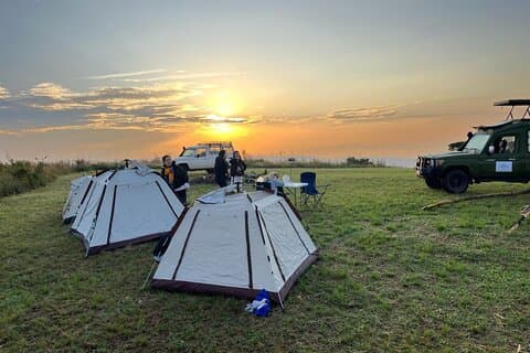 2 dager Akagera Wilderness Safari Big 5 og høyeste Peak Camping