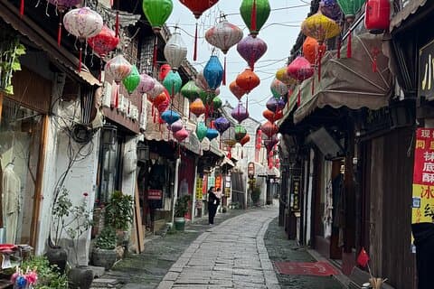 Morgen i Suzhou klassiske hager og lokal lunsjopplevelse