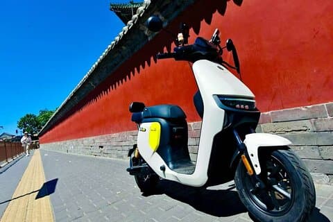 Beijing elektrisk sykling landemerker og lokalt liv