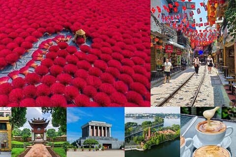 Weihrauchdorf & Hanoi Tagestour mit Zugstraße + lokale Lebensmittel