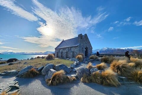Christchurch nach Tekapo Kleingruppentour (einfache Fahrt)