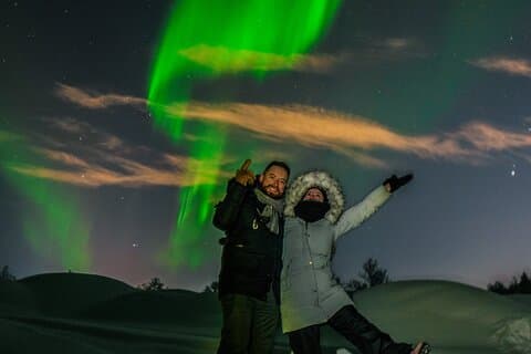 Private Northern Lights Experiência de caça e fotografia