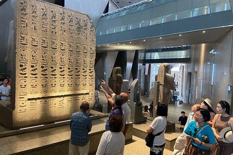 Grand Egyptian Museum, King Tut, Solbåt og lokal egyptisk lunsj