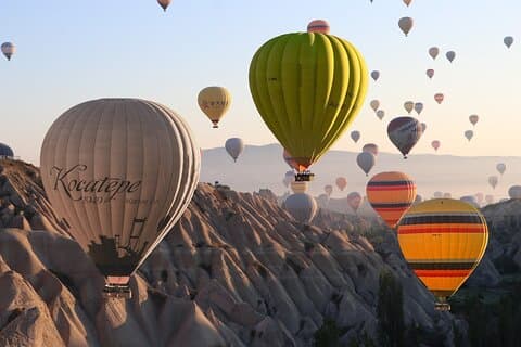 Cappadocia Sunrise Hot Air Balloon Flight with Hotel Pickup