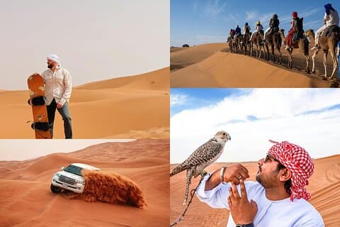 Safari dans le désert de Doha avec visite de la mer intérieure