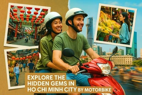 Visit The Hidden Gems & 5 Districts in Ho Chi Minh by Motorbike