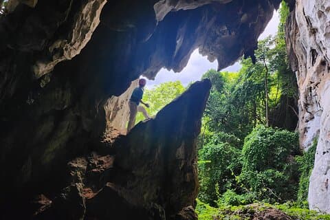Excursão privada de meio dia para Luang Jurassic Cave a partir de Krabi