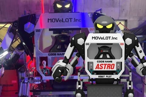 Riesige Roboter Boarding und Piloting Erfahrung in Tokio