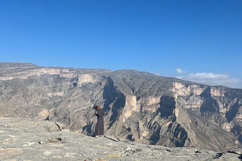 Udforsk Jabal Shams med delt 4WD tur