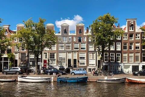 Recorrido en bicicleta eléctrica por la aventura de otoño de Ámsterdam