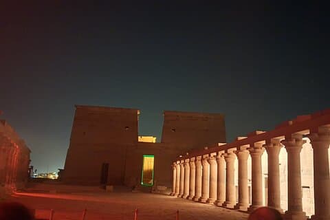 Philae Night Light Show – billetter, privat transport og båt