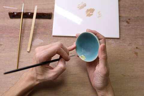 Autentisk Urushi Kintsugi en gang opplevelse