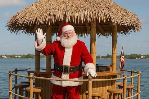 Originele Cruisin Tikis Kerstman Cruise