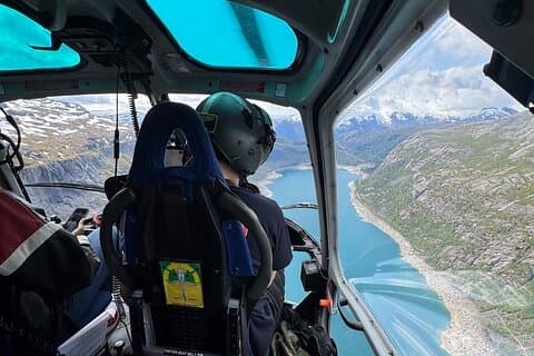 Visites en hélicoptère et dans les fjords depuis Haugesund